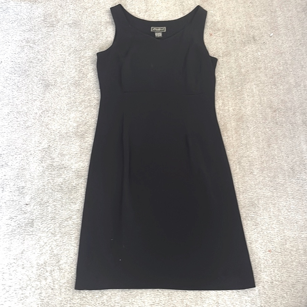 Eddie Bauer black dress size 8 Tall